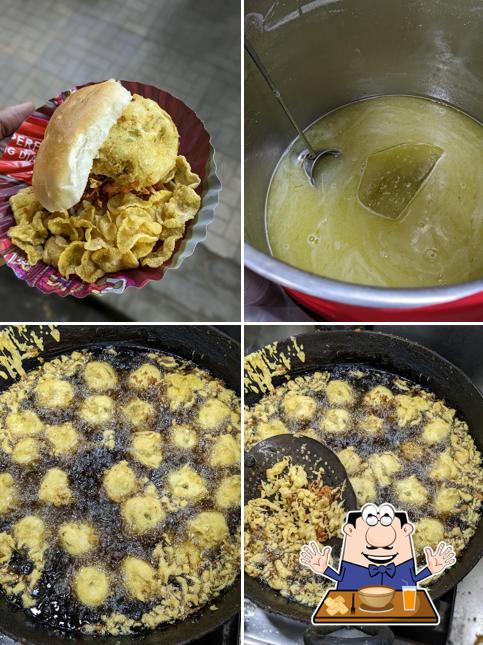 Pulled pork sandwich at Trimurti Gruha Udyog Poli Bhaji Kendra