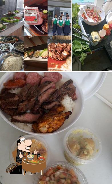 Comida em MarcosChurrasqueiro
