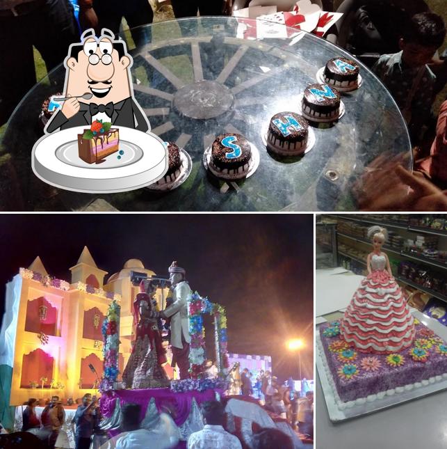 Chocolate cake at Madhuram Garden Restaurant