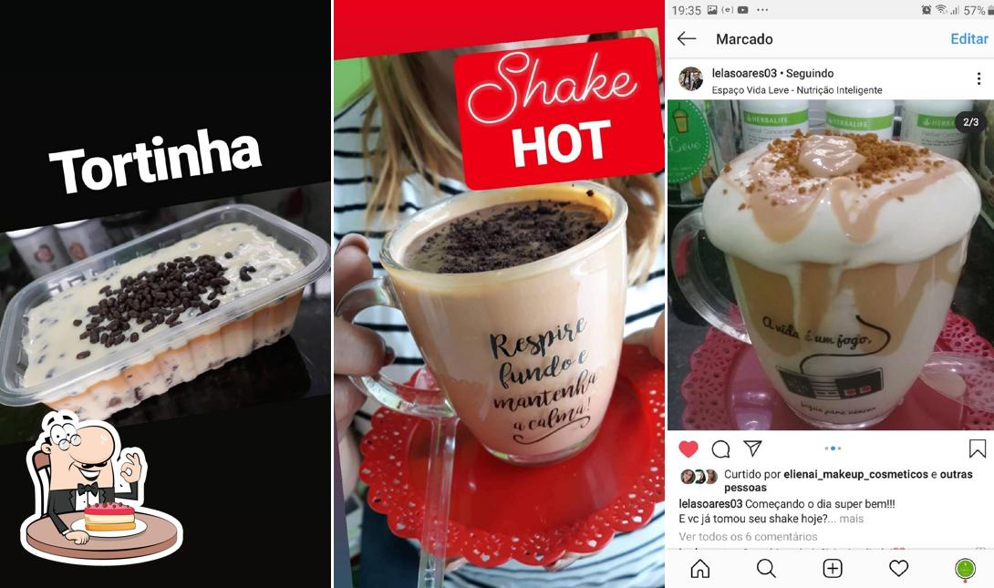 Bolo de queijo em Shake Vida Leve - Espaço Herbalife