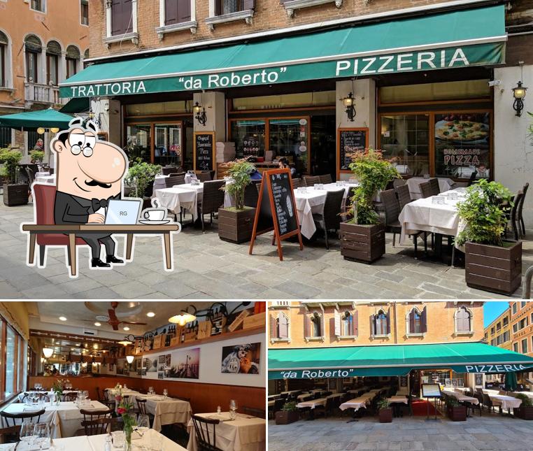 Siediti a un tavolo di Trattoria Pizzeria Da Roberto