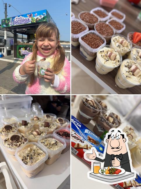 Sorvete em Formigas Bar hambúrguer e açaí