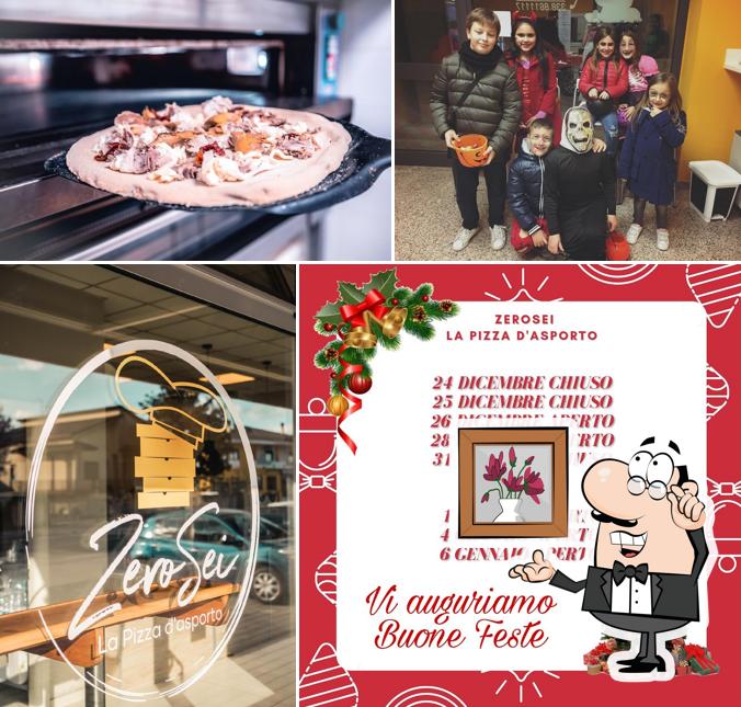 Gli interni di Zero Sei - La pizza d'asporto