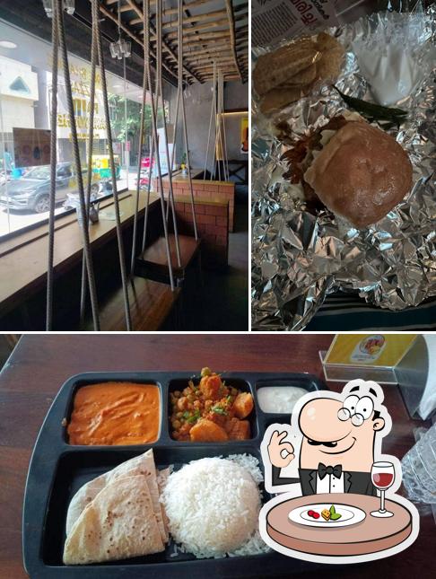 The restaurant's food and exterior