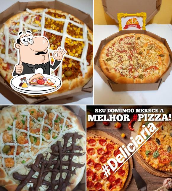 Experimente pizza no Deliciaria