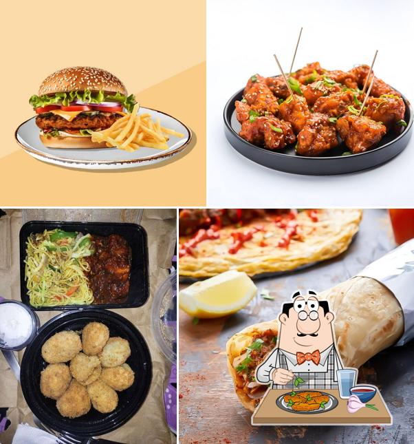 Chicken wings at Wok N Wrap