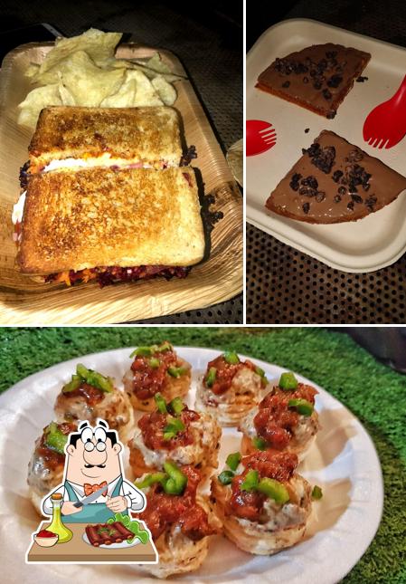 Pick meat dishes at Theka Coffee