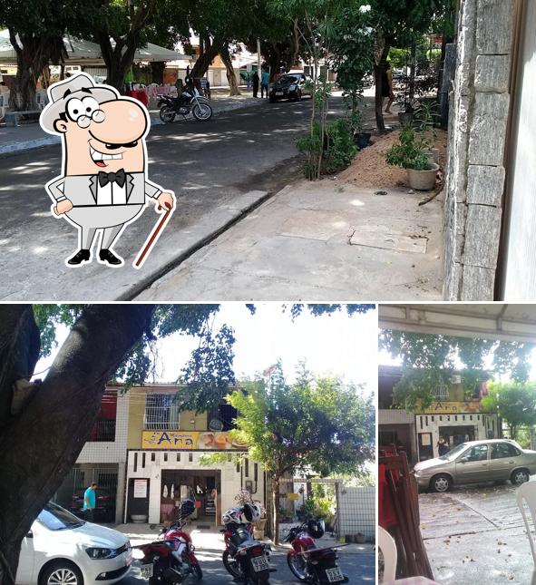 O exterior do Marmitaria Dona Ana