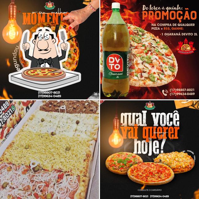 Experimente diferentes estilos de pizza