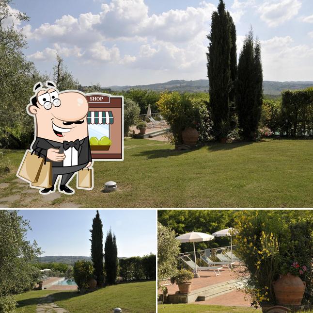 Goditi la vista dall'area esterna di Monte - Agriturismo Renai e Monte