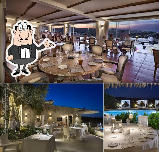 Gli interni di Corallia Gourmet Restaurant