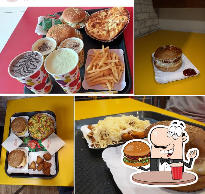 Try out a burger at Heaven pizza and cafe