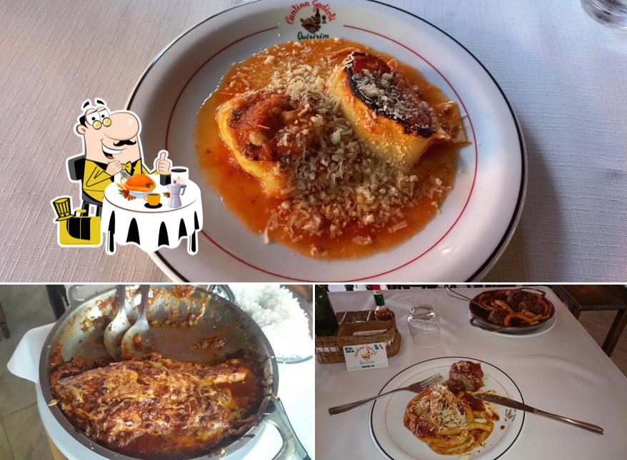 Lasanha em Cantina Gadioli