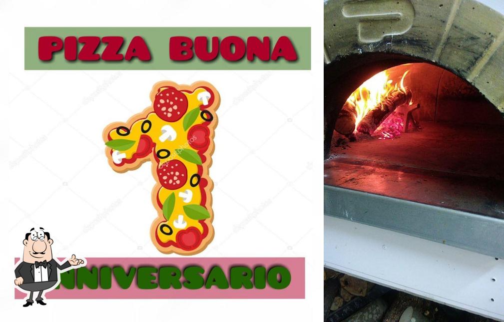 Gli interni di Pizza buona