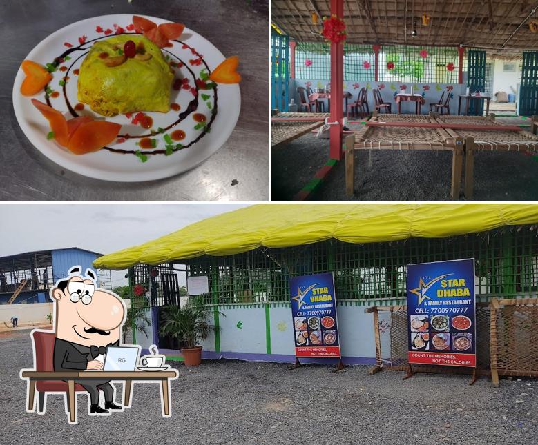The interior of STAR DHABA AND FAMILY RESTAURANT