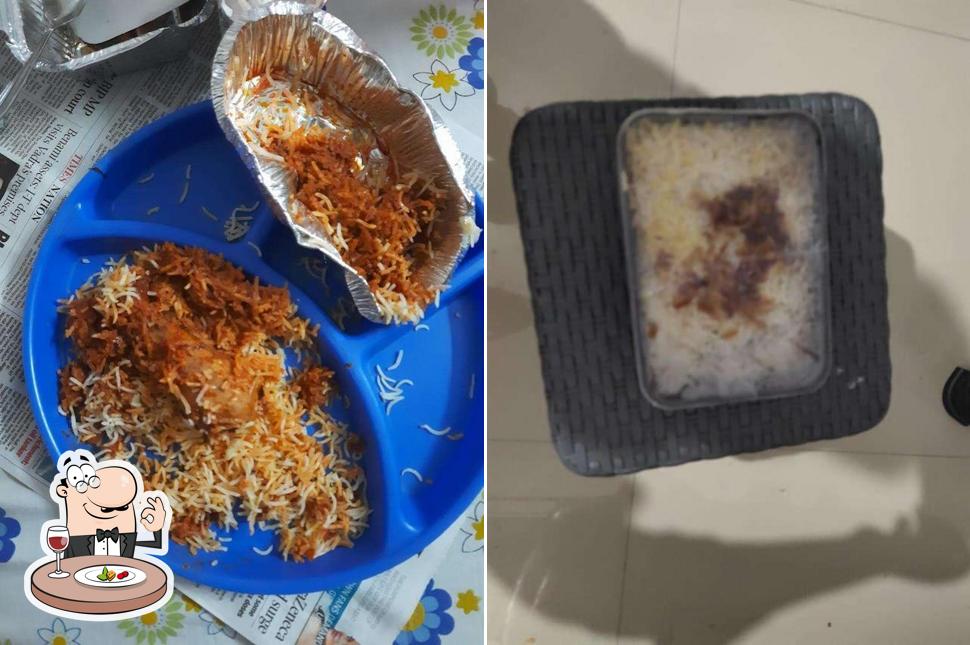Food at Hyderabadi's (Dum Biryani) - Best biryani in Vadodara/Baroda
