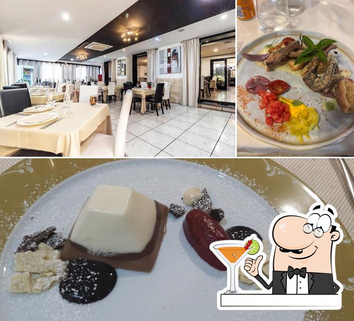 La immagine della bevanda e interni di Da Giancarlo e Rita