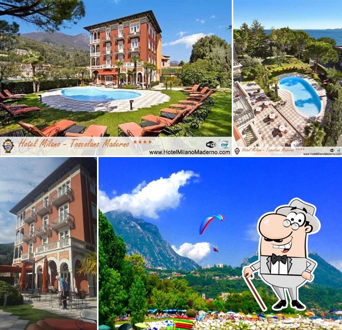Gli esterni di Hotel Milano Toscolano Maderno - Lago di Garda