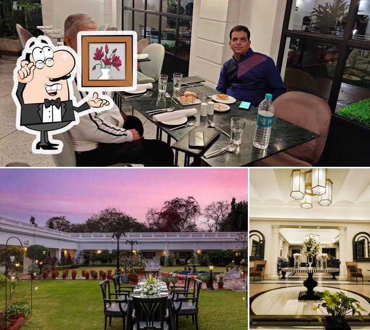 Take a seat at one of the tables at Under The Mango Tree