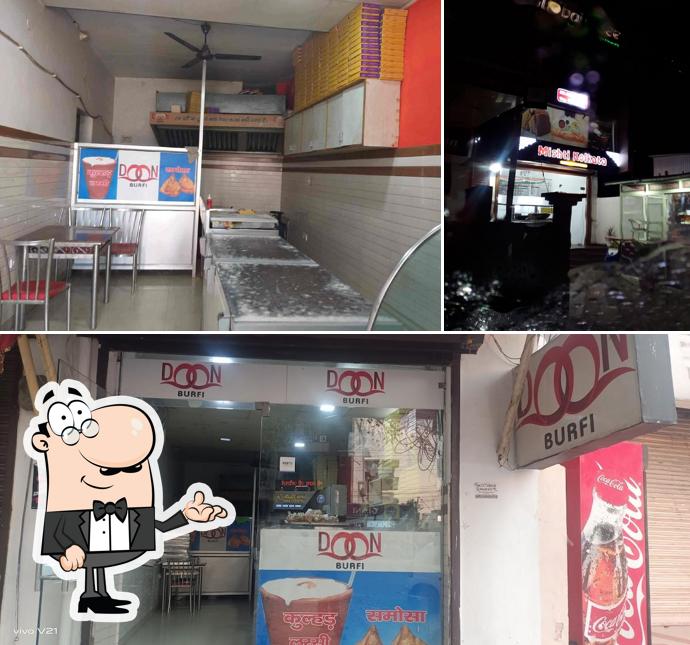 The interior of Doon Burfi