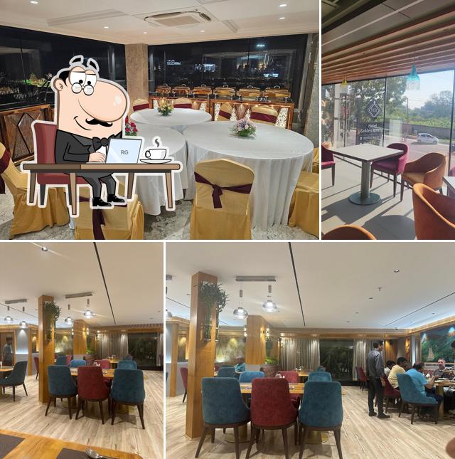 The interior of Hotel Golden Riviera