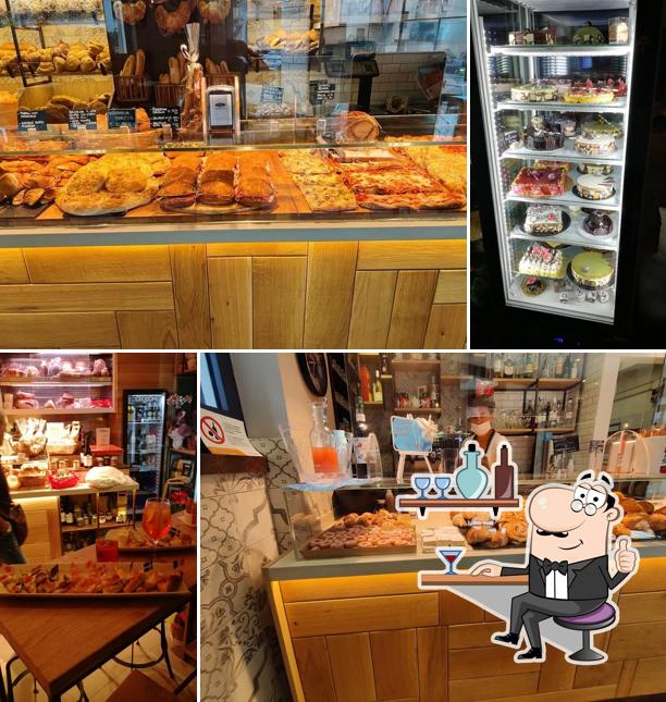 Dai un'occhiata agli interni di Pancaffè Le Tentazioni