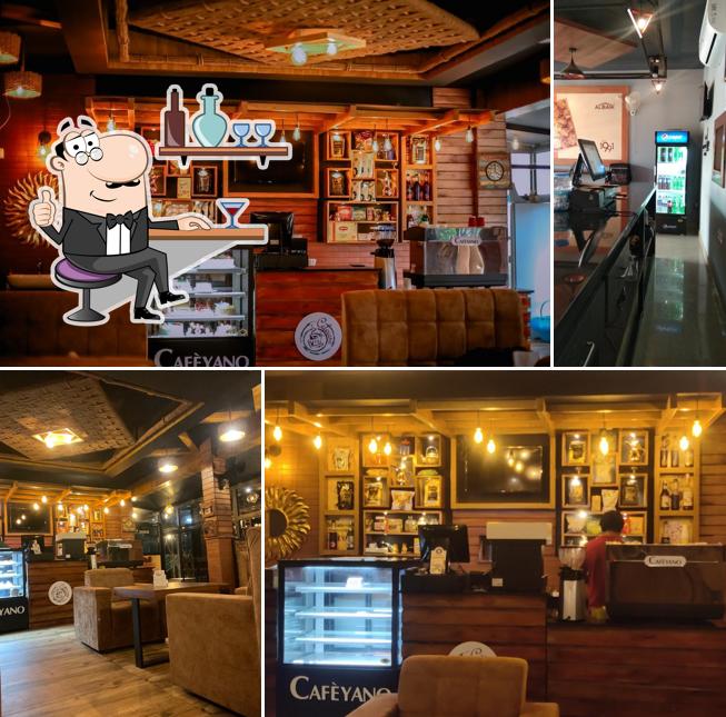 The interior of Cafeyano Cafe