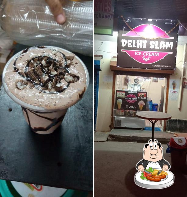 Food at Delhi Slam Cafe