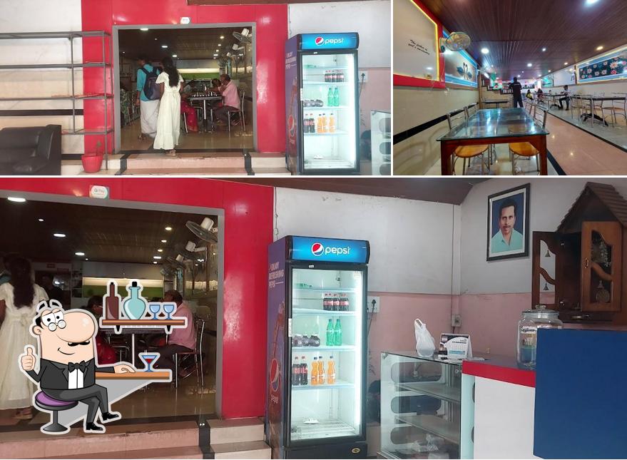 The interior of Kavitha Hotel