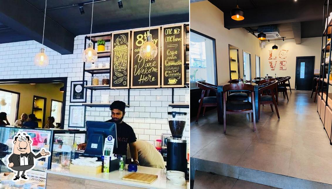 The interior of 8th Day Cafe & Bakery