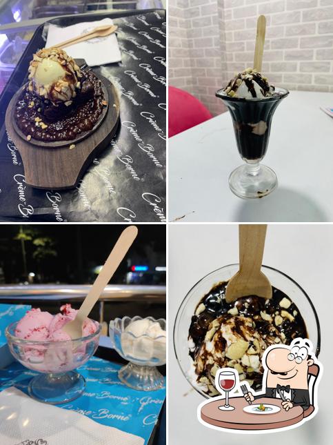 Food at Cremeborne Ice Cream & Desserts