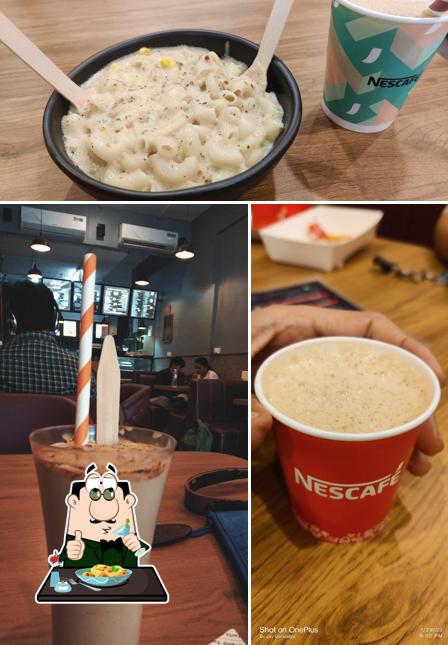 Macaroni and cheese at Nescafe - Best Cafe in Rajkot