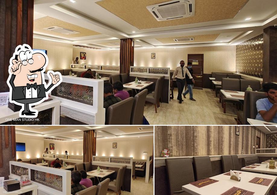 The interior of Swarnamukhii Restaurant