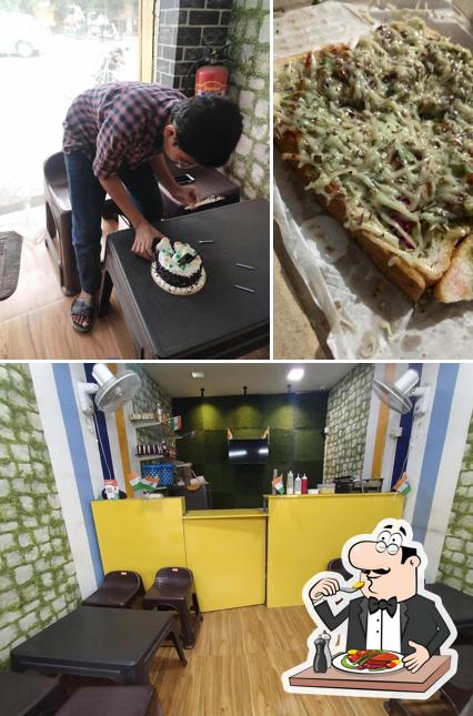 This is the photo showing food and interior at Bread and Butter