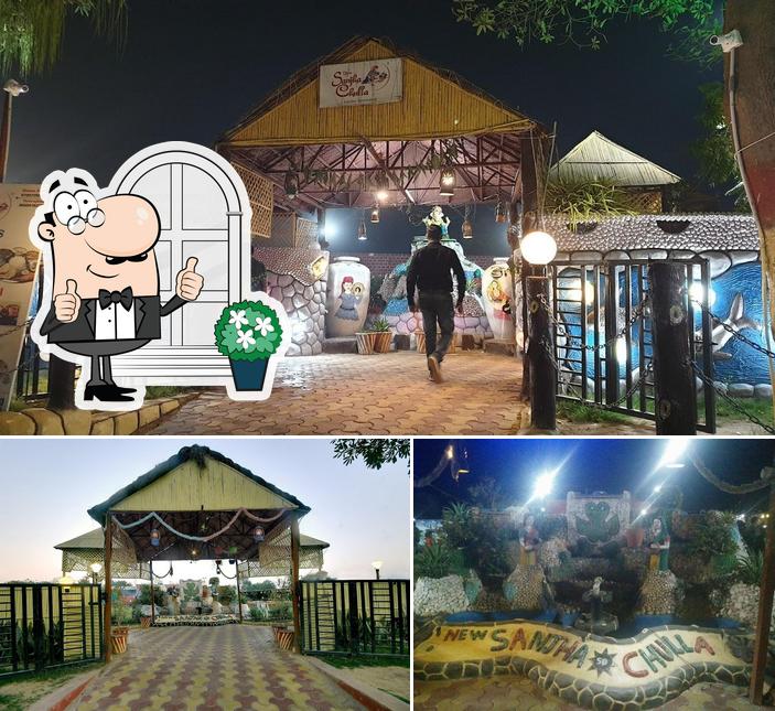 The outside part is an important feature of NEW SANJHA CHULLA GARDEN RESTAURANT 2