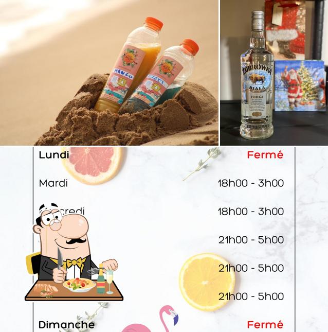 Voici l’image indiquant la nourriture et de l'alcool sur LE BAR ET VOUS : Livraison d’alcools et de cocktails à Cannes