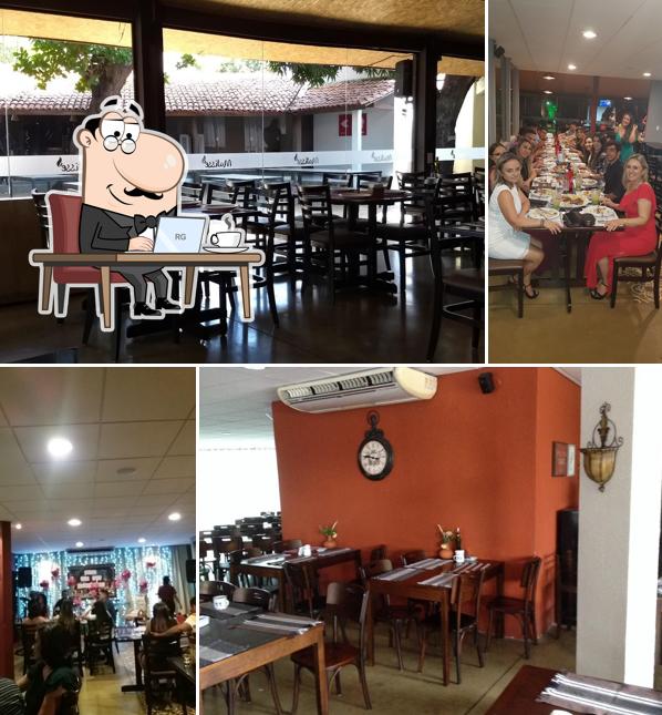 O interior do Matisse Mercatto