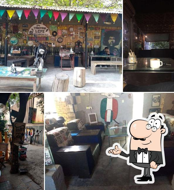 Take a seat at one of the tables at Throttle Shrottle