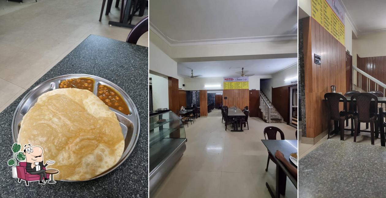 The interior of Chennai Cafe