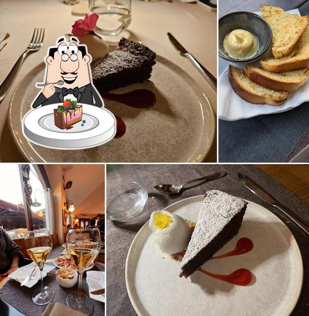 Torta al cioccolato al Ristorante St. Hubertus, Asiago