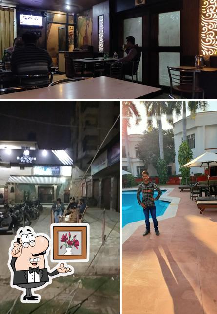 The interior of Mark's Man Bar and Restaurant