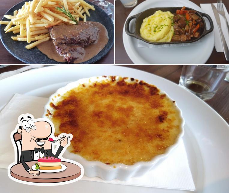 Là Maison 218 provê uma escolha de pratos doces