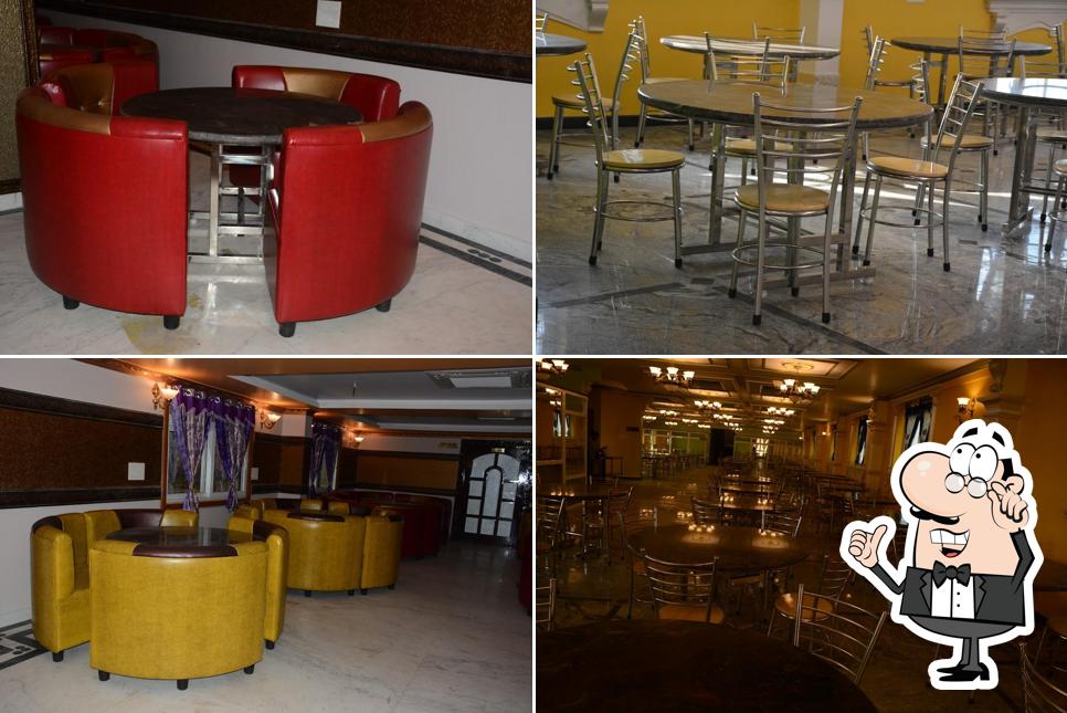 The interior of Hotel Sri Radhai Residency