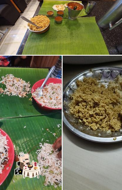 Food at Madurai Sri Muniyandi vilas