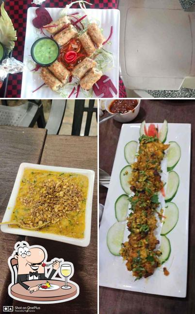 Food at Aaswad family restaurant