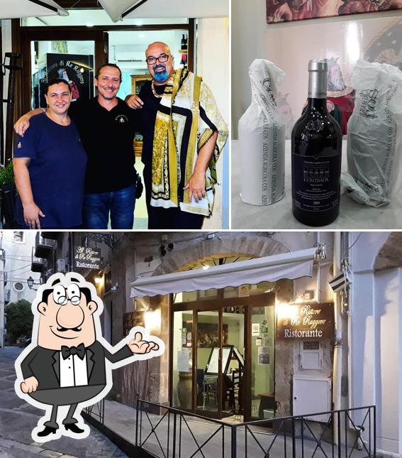 Questa è la foto che mostra la interni e alcol di Al Ristoro Di Re Ruggero