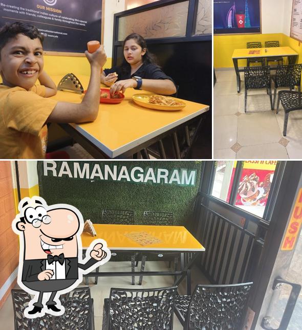 The interior of Lassi N Cafe Ramanagaram