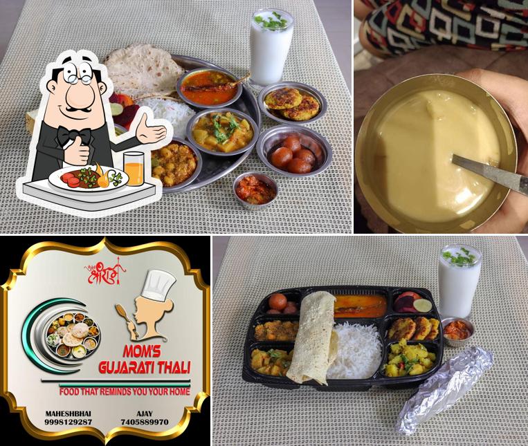 Food at Mom's Gujarati Thali