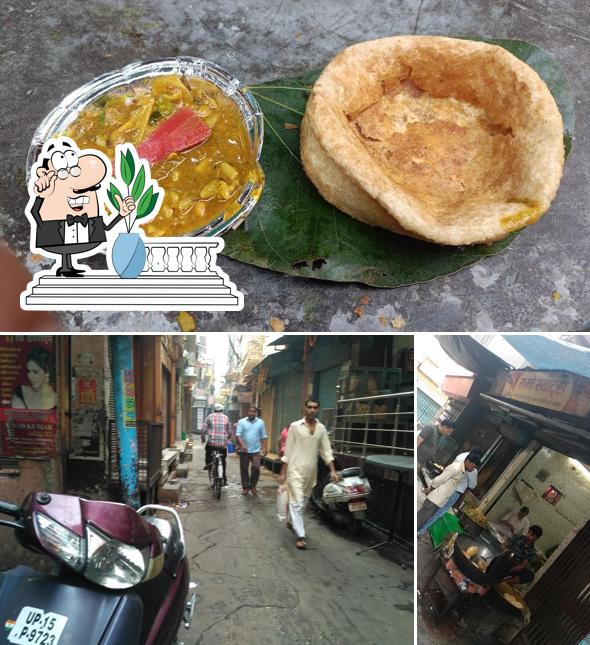 This is the picture depicting exterior and food at Ramo Sweets