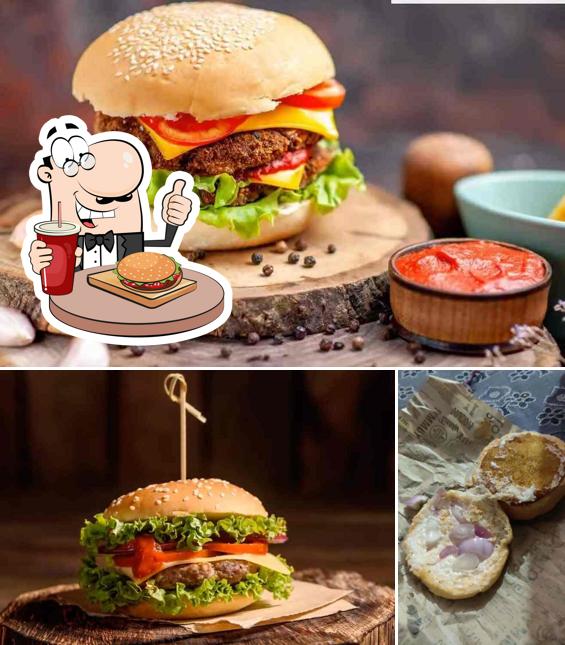 Get a burger at Burger Lane